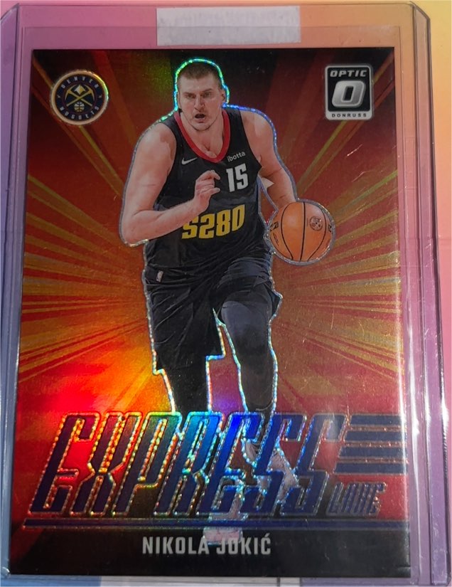 2024-25 Donruss Optic #3 Nikola Jokic Express Lane Purple — front