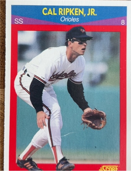 1990 Score 100 Superstars #66 Cal Ripken, Jr. — front