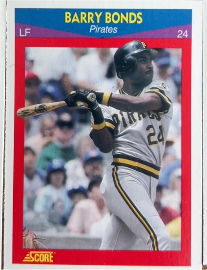 1990 Score 100 Superstars #53 Barry Bonds — front