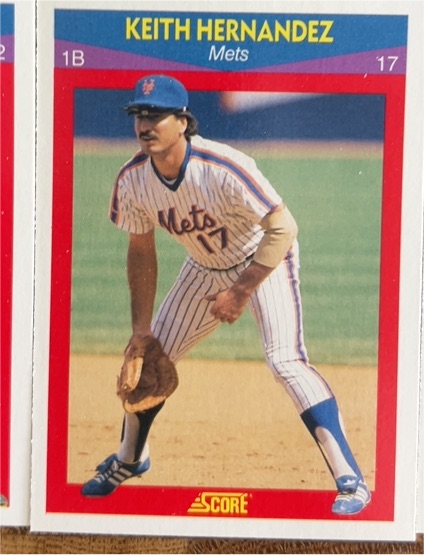 1990 Score Superstars #29 Keith Hernandez — front