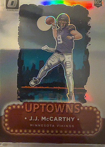 2024 Panini Donruss Optic Uptowns #10 J.J. McCarthy — front