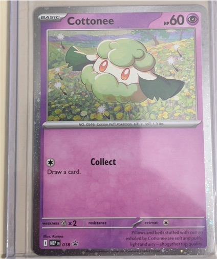 2025 Pokémon #018 Cottonee — front