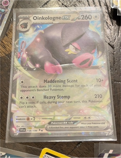 2023 Pokémon Scarlet & Violet #158 Oinkologne ex — front