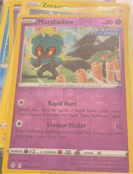 2021 Pokémon #080 Marshadow — front