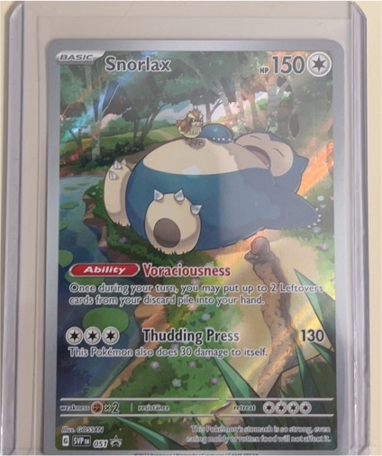 2023 Black Star Promo #051 Snorlax — front