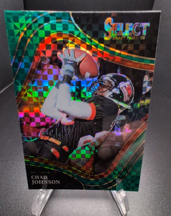 2022 Panini Select Draft Picks Field Level #164 Chad Johnson — front