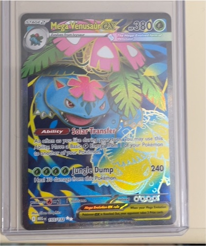 2025 Pokémon TCG Mega Venusaur EX #155/132 — front
