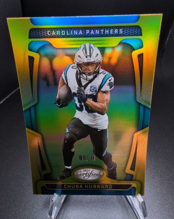 2025 Panini Certified #09 Chuba Hubbard — front