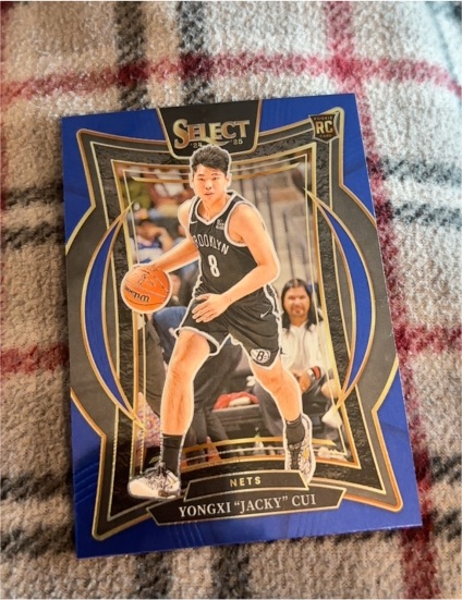 2024-25 Panini Select #94 Yongxi "Jacky" Cui — front