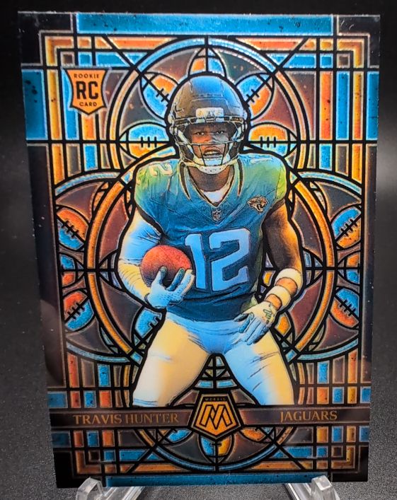 2025 Panini Mosaic Football #12 Travis Hunter — front