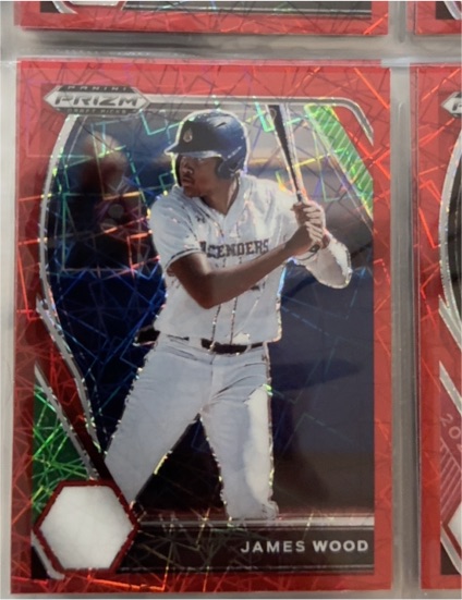 2021 Panini Prizm Draft Picks #PDP62 James Wood — front