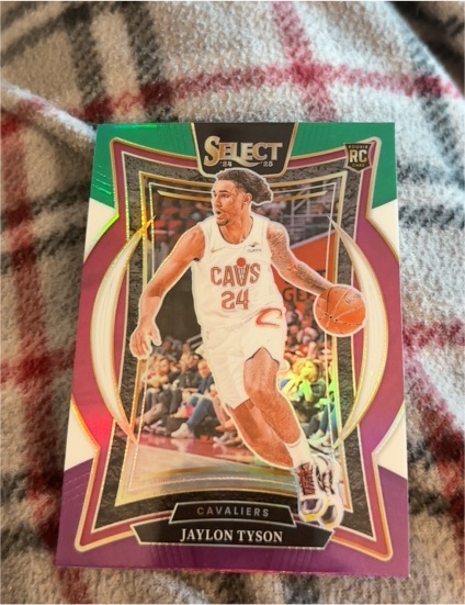 2024-25 Panini Select #11992 Jaylon Tyson — front