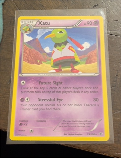 2015 Pokémon XY Roaring Skies #29 Xatu — front