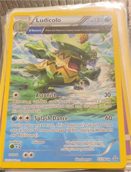 2015 Pokémon XY Primal Clash #37 Ludicolo — front