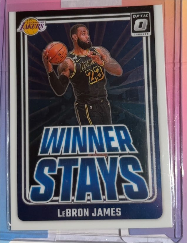2024-25 Donruss Optic #1 LeBron James Winner Stays — front