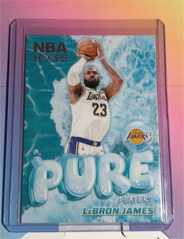 2024-25 Panini NBA Hoops #8 LeBron James Pure Players — front