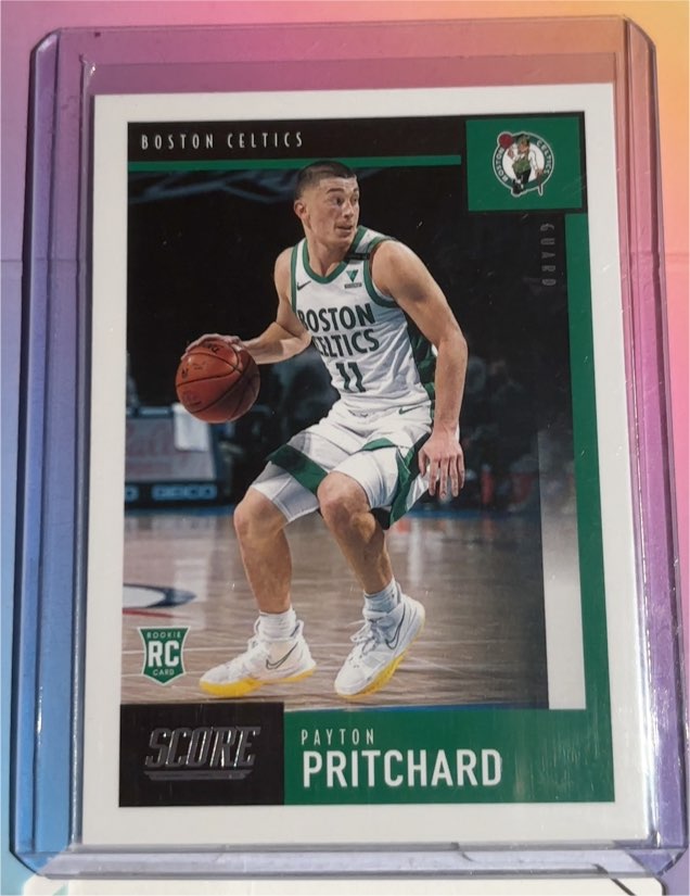 2020-21 Panini Chronicles Score #619 Payton Pritchard Rookie Card — front