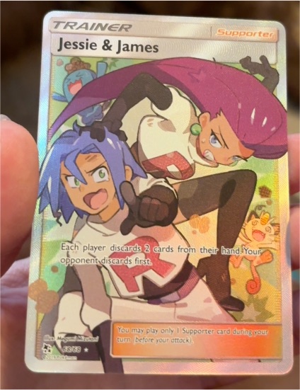 2019 Pokémon Hidden Fates #68 Jessie & James — front