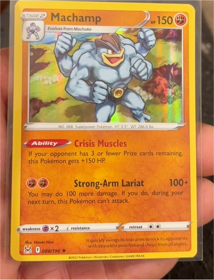 2022 Pokemon TCG Sword & Shield Lost Origin #088 Machamp — front