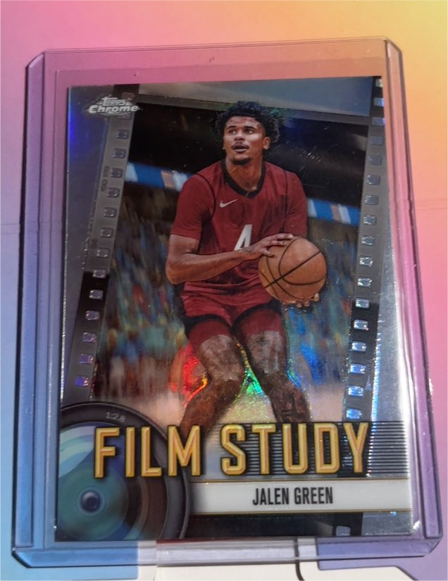 2024-25 Topps Chrome #FS-19 Jalen Green Film Study — front
