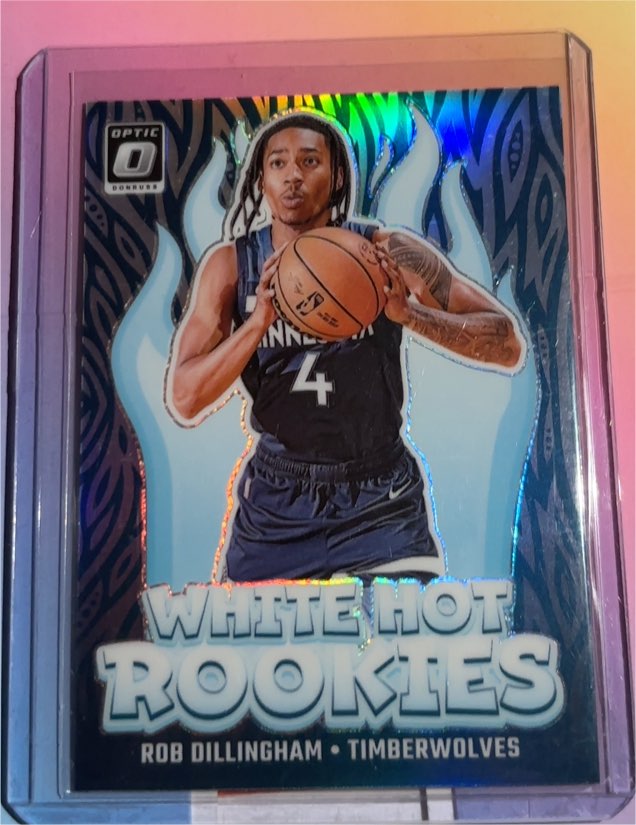 2024-25 Panini Donruss Optic #8 Rob Dillingham White Hot Rookies — front