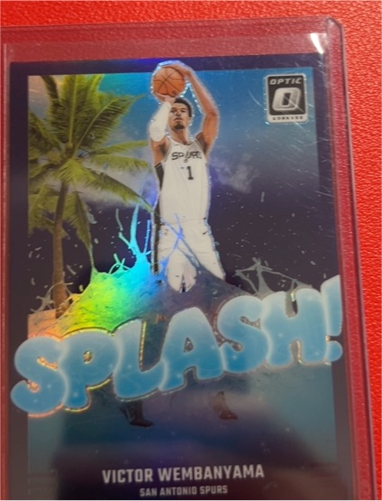 2024-25 Panini Donruss Optic #4 Victor Wembanyama Splash — front