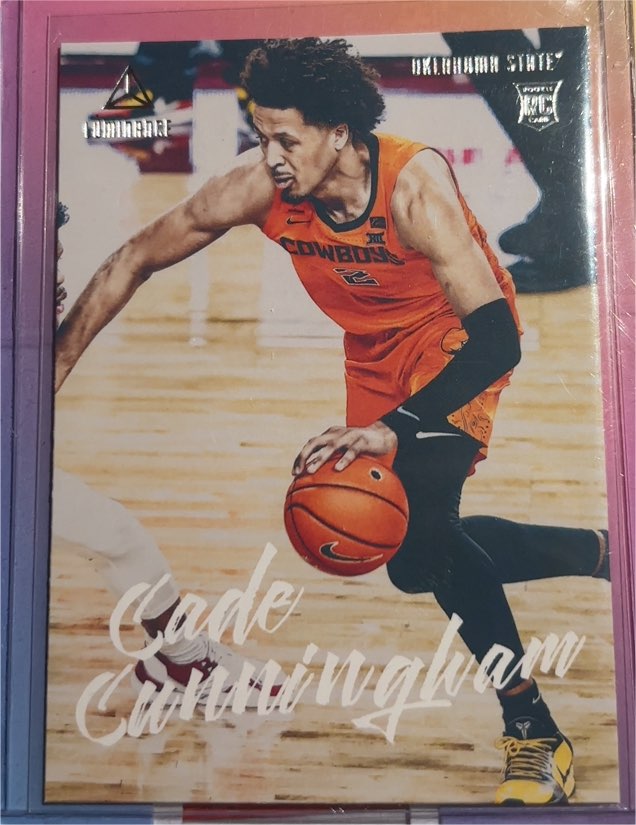 2021 Panini Chronicles Draft Picks Luminance #76 Cade Cunningham — front