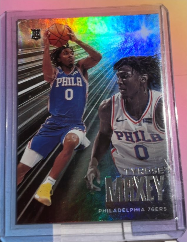 2020-21 Panini Chronicles Essentials #208 Tyrese Maxey — front