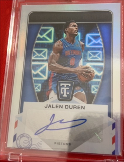 2024-25 Panini Totally Certified #SD-DUR Jalen Duren — front