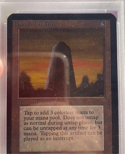1993 Magic: The Gathering Basalt Monolith — front