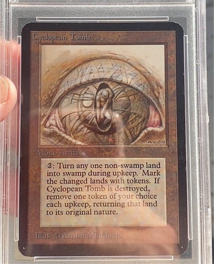 1993 Magic: The Gathering Beta Cyclopean Tomb — front