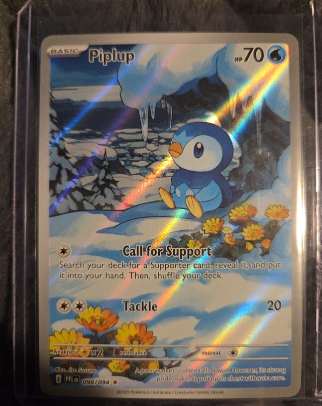 2025 Pokémon #098 Piplup — front