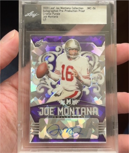 2020 Leaf Joe Montana Collection JMC-06 Joe Montana — front