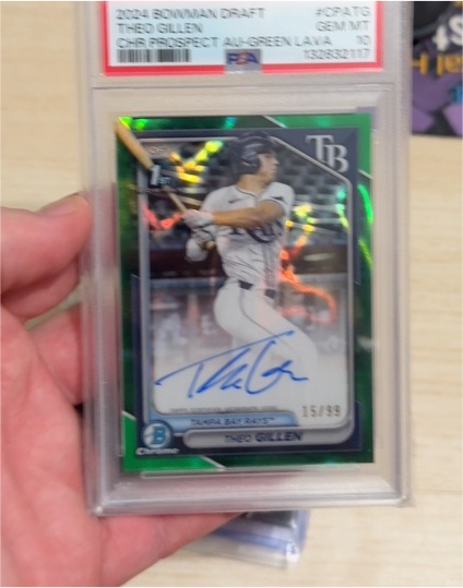 2024 Bowman Draft Chrome #CPA-TG Theo Gillen — front