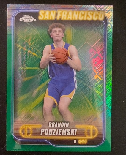 2024-25 Topps Chrome #7 Brandin Podziemski — front