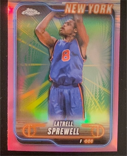 2024-25 Topps Chrome #4 Latrell Sprewell — front