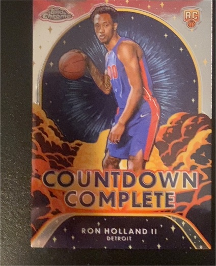 2024-25 Topps Chrome #CC-14 Ron Holland II Countdown Complete — front