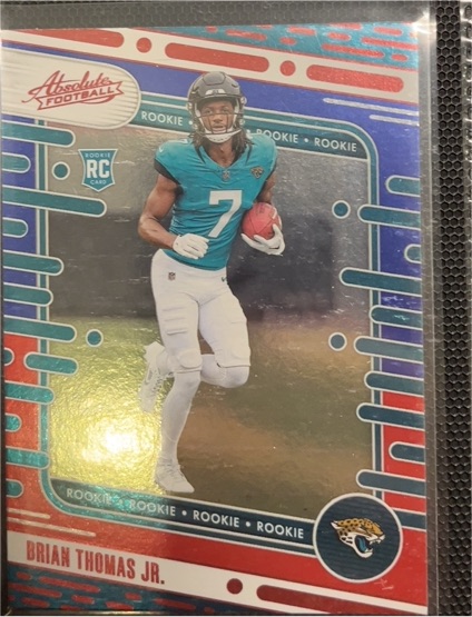 2024 Panini Absolute Football #123 Brian Thomas Jr. — front