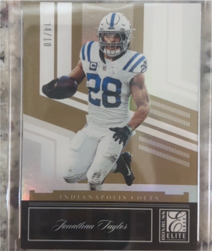 2025 Panini Donruss Elite #01/10 Jonathan Taylor — front