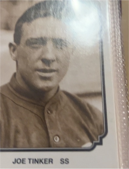 1987 TCMA 1907 Chicago Cubs #6 Joe Tinker — front
