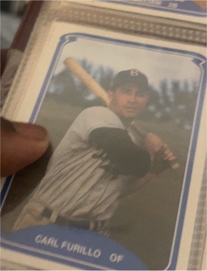 1953 Bowman Color #28 Carl Furillo — front