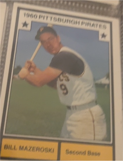1960 Topps #9 Bill Mazeroski — front