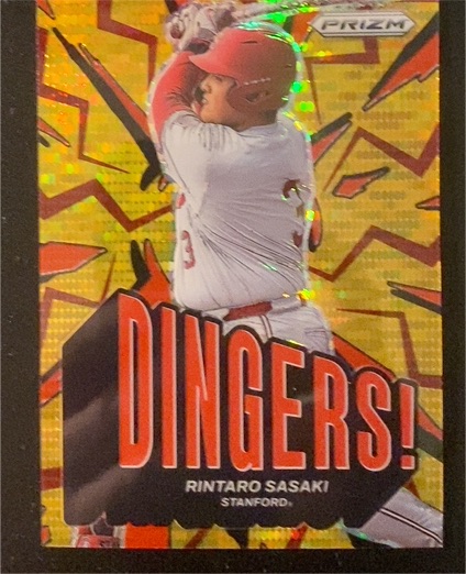 2025 Panini Prizm #23 Rintaro Sasaki Dingers! — front