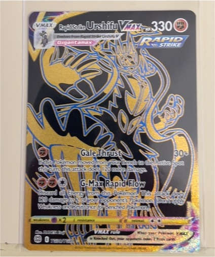 2022 Pokemon TCG Brilliant Stars #TG30 Rapid Strike Urshifu VMAX — front