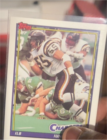 1992 Topps #674 Junior Seau — front