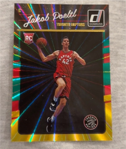 2016-17 Panini Donruss #159 Jakob Poeltl Rookie — front
