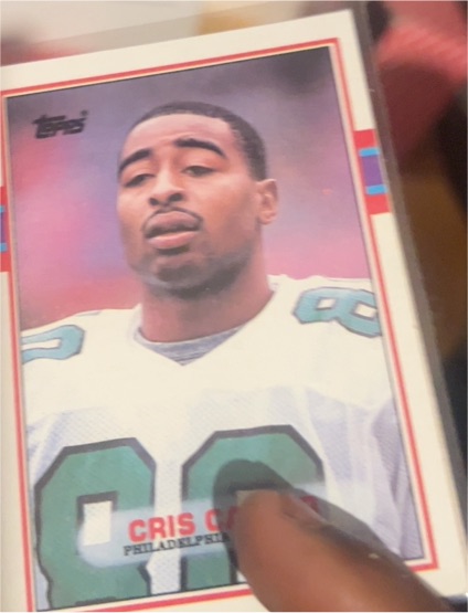 1989 Topps #121 Cris Carter — front