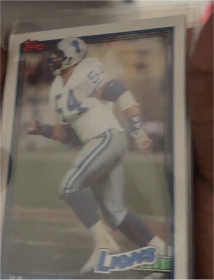 1989 Topps #54 Detroit Lions Player — front