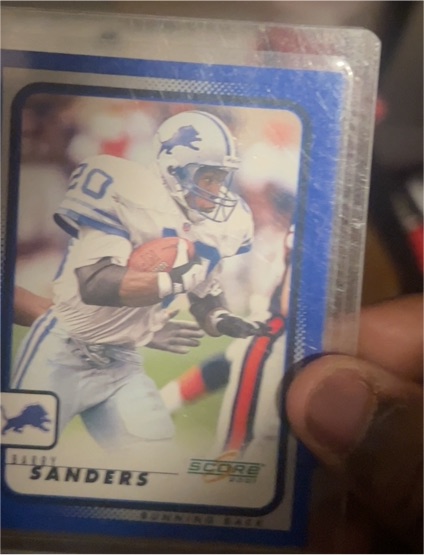 2001 Score #20 Barry Sanders — front