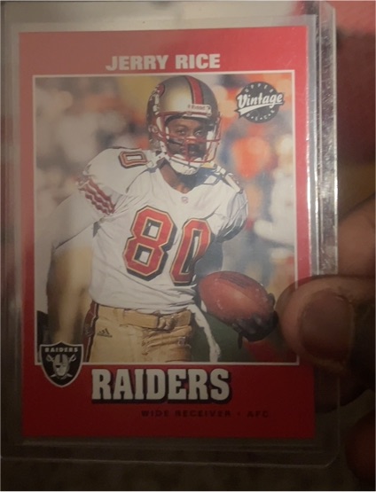 2001 Upper Deck Vintage #151 Jerry Rice — front